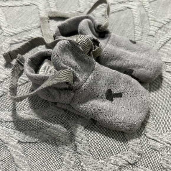 Kate Quinn 3-6m Mushroom Booties - Picture 3 of 6